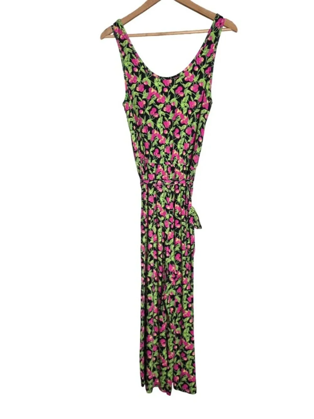 Women's - Luv Betsey Cherry Belted Jumpsuit, Size XS